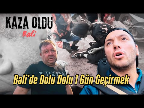BALİ'de Yaşayan TÜRKLERLE Bir Gün Geçirdim - MOTOR KAZASI GEÇİRDİK!