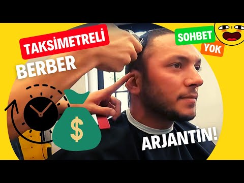 Taksimetreli BERBER - Arjantinde İlginç Saç Tıraşı