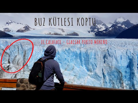 Video Çekerken Buzul Koptu - Perito Moreno Buzulu - Arjantin