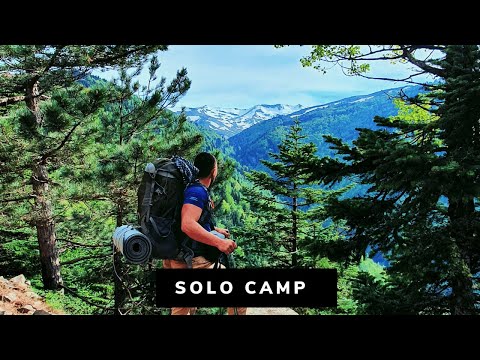 ISSIZ ORMANDA SOLO KAMP - DAĞ MANTARI  - DEREDE YÜZMEK