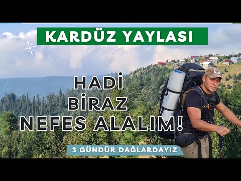 Batı Karadeniz Yaylalarını Geziyoruz!  Yürüyerek Kardüz Yaylası
