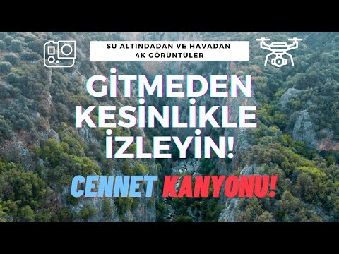 KANYONU YÜZEREK GEÇTİK! - CENNET KANYONU/MERSİN