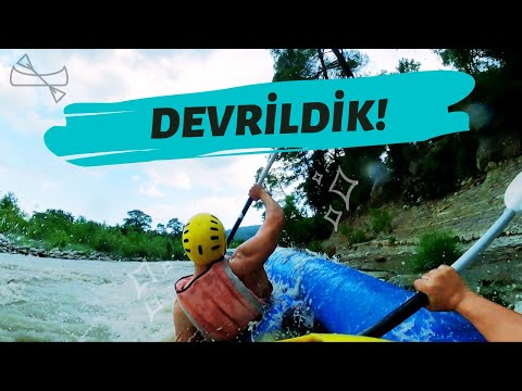 YOĞUN YAĞMUR ALTINDA KAYAK YAPTIK - ANTALYA KÖPRÜLÜ KANYON RAFTİNG