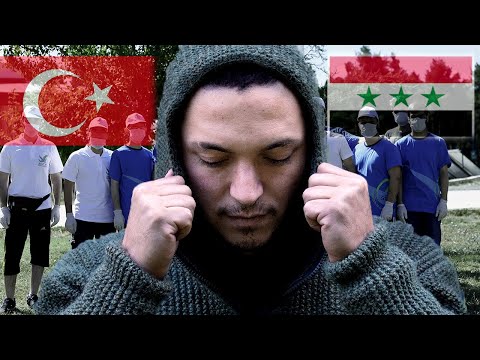 SURİYELİ GENÇLERLE KAMP YAPTIK!! ( Paintball Savaşı-Matrak Oyunu-Tırmanış Parkuru)