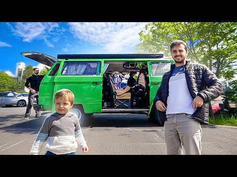 Nostaljik Minibüsle Sınırı Geçtik! Yeni Bir Ülkeye Yolculuk!