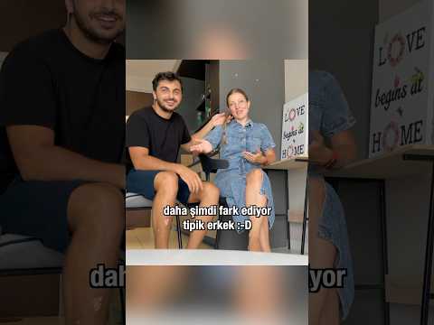 Kısa Saç Harika Dedim... Eşim Yanlış Anladı! 😂 #shorts