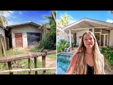 Sri Lanka’da Köy Evini Baştan Yarattı! Son Halini Gördük