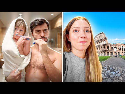 Eşimi İTALYA'ya Gönderdim! Baba ve Oğul İlk Gün Macerası