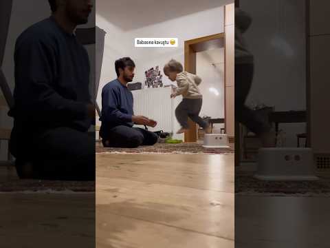 Babasına kavuşmanın heyecanı