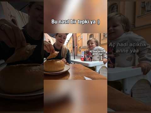 Oğlumuzun ekmek arası çorbaya EFSANE tepkisi 😅