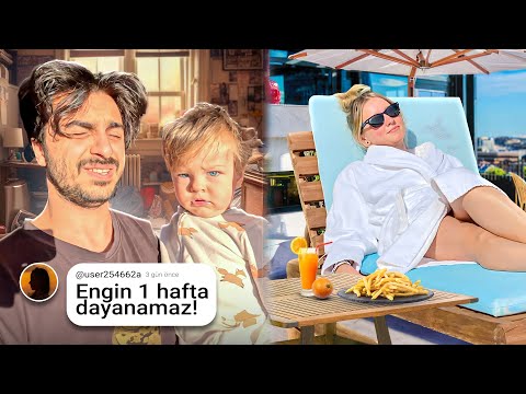 Eşimi Fransa'ya Gönderdim! Oğlumla 7 Günlük Babalık Deneyimi