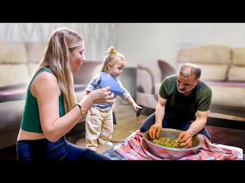 TÜRKİYE'de Babamın elinden çiğ köfte yedik 🇹🇷