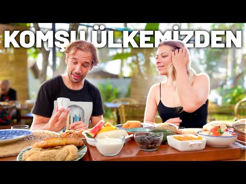 Yabancı çifti Türk Kahvaltısına Davet Ettik