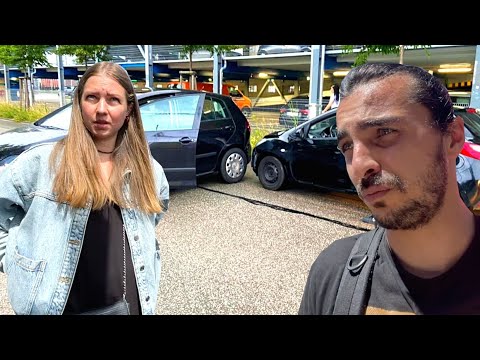 Araba kazası geçirdik