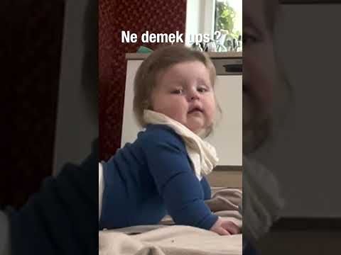 Biberonunu düşürünce çok kızdı