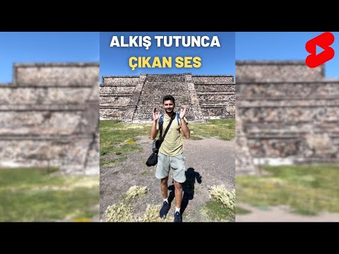 Piramitlerin Önünde alkışlayınca Bakın NE OLUYOR? 🇲🇽 #shorts