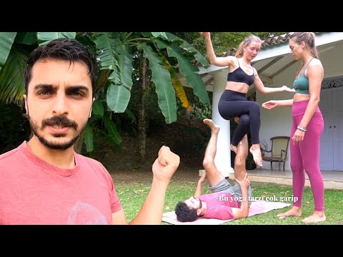 Komşumuzdan yoga dersi aldık!