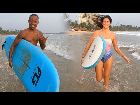 Amerikalı Arkadaşım ile Sörf Yapıyoruz