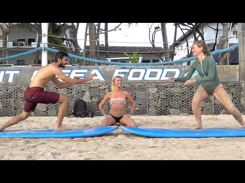 İsveçli Hocamızdan sörf dersi aldık!