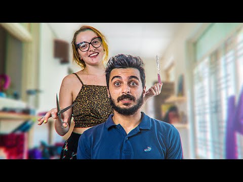 Kadın Kuaföründe tıraş oldum! Pembe usturalı berberim