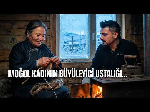 Moğol Teyzem Gençlik Şarkısını Söyledi… Yak Yününü Böyle Örüyorlar