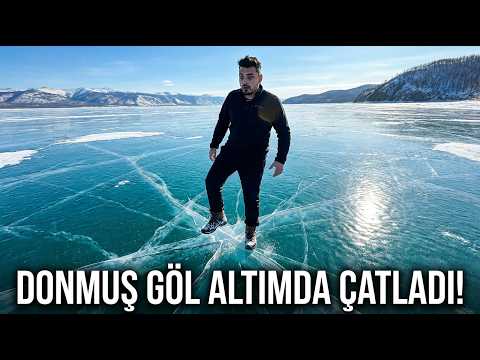 KIRILDI SANDIM ! Donmuş Gölün Üzerindeyken O Korkunç Çatlama Sesi Geldi…