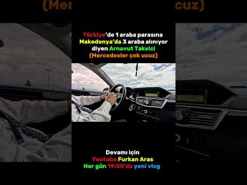 Lüks arabaya binemeden geçti ömrümüz