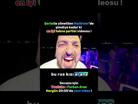 Maldivler çılgın gece hayatı !