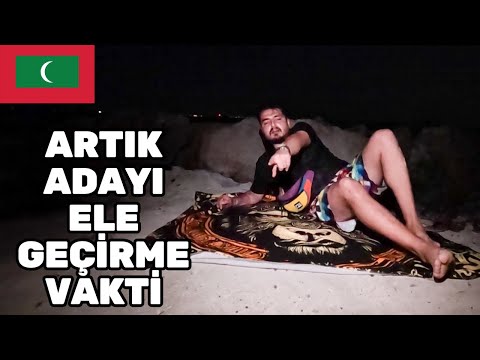 #5S/14B 🇲🇻 MALDİVLER’DE SAHİLDE EVSİZ OLARAK YAŞAMAYA BAŞLADIK !