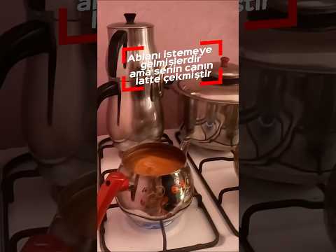 Ama canım latte çekmişti…