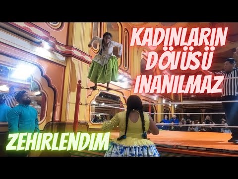 #3S/96B 🇧🇴 CHOLİTA GÜREŞLERİNE KATILDIM ! KADINLAR BİRBİRİNİ YERDEN YERE VURUYOR !
