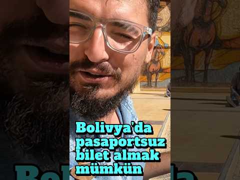 Bolivya 1800lerde yaşıyor ama güzel :)