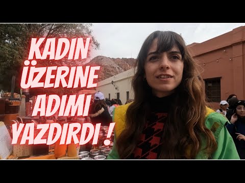 #3S/73B 🇦🇷TÜRK OLDUGUMU DUYAN KADIN ÇIGLIK ATIP FOTOGRAF ÇEKTİRDİ !