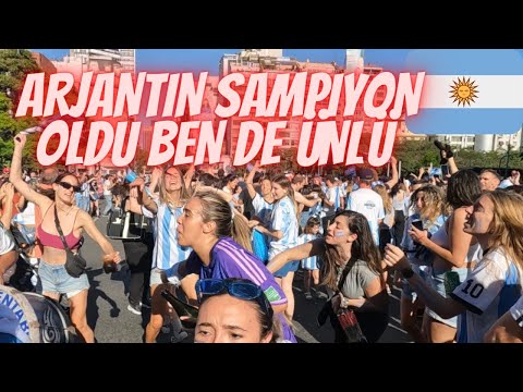 #2S/46B 🇦🇷 VE ARJANTİN DÜNYA ŞAMPİYONU ! HERKES BENİMLE FOTOĞRAF ÇEKTİRİYOR