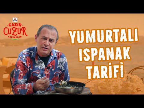 Cazır Cuzur Lezzetler - Maret Boncuk Sucuk'la Şükriye Sicimoğlu'nun Yumurtalı Ispanak Tarifi