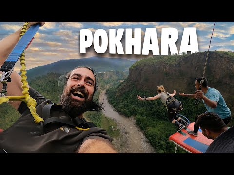 Nepal'de 228 metrelik köprüden atladık #148