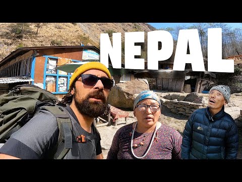 Nepal'de Tibet Sınırına Doğru Yürüyorum #144