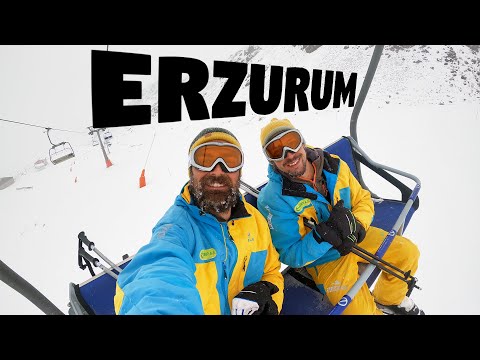 Bisikletle Türkiye Turuna Bir Hafta Ara: Erzurum'da kayak yapıyoruz. #123