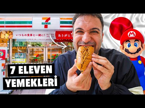 24 SAAT JAPONYA'DA MARKET YEMEKLERİ! (makarnalı ekmek fln)