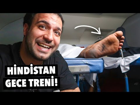 HİNDİSTAN'da İĞRENÇ GECE TRENİNE BİNDİM *Ayak Kokuyor*