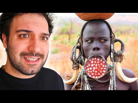 AFRİKA'da Dudağına TABAK Takan Kabileyi Gördüm (Acımıyor mu?)
