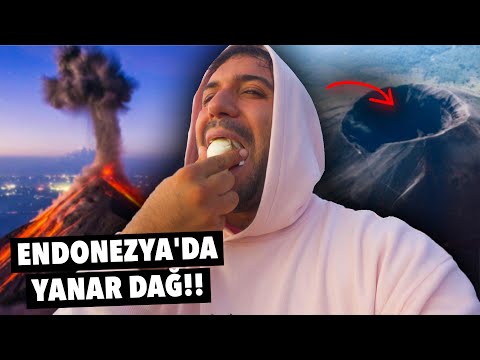 ENDONEZYA'da AKTİF Yanar Dağın Tepesine Çıktım (Terlikle) - Mt Batur