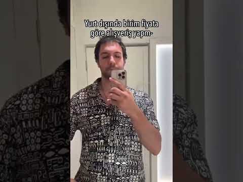Yurtdışında Birim Fiyata Alışveriş #shorts