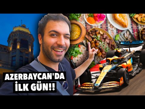 AZERBAYCAN'da YEMEK DOLU İlk Gün (ve Formula 1) - Bakü