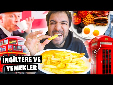 İNGİLTERE'de KRALİYET Yemekleri!! (Kuru Fasulye Yiyorlar) - Londra