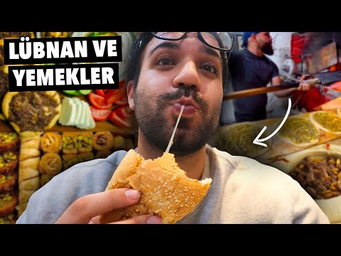 LÜBNAN'da MUAZZAM Sokak Yemekleri (Ekmek Arası Künefe) - Beyrut