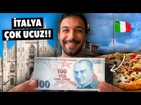 İTALYA'da 100TL ile Ne Yapılır?? (Hostel, Yemek ve Market Fiyatları) - Milan