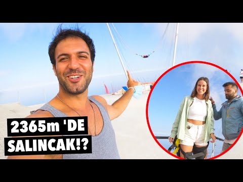 Dağın Tepesinde İNSAN FIRLATAN Salıncak Bulduk!! (YouTube'a Dönüş)