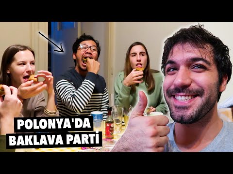 POLONYA'da Yabancılara Baklava Yedirdim (Türk Usulü) - Krakow