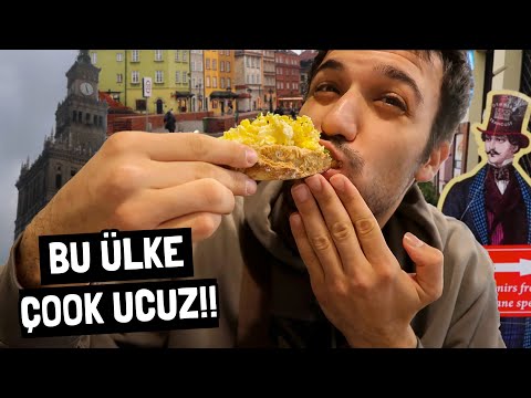 POLONYA'da İlk Günüm!! EFSANE Yemekler, Fiyatlar ve Yaşam (Varşova)